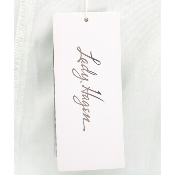 Lady Hogan Women's Golf Shorts Lightweight Bermuda Long Quick Dry Mint Sz 14 NEW - Picture 4 of 4